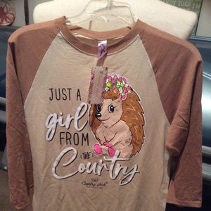 NWT Country Chick small tee